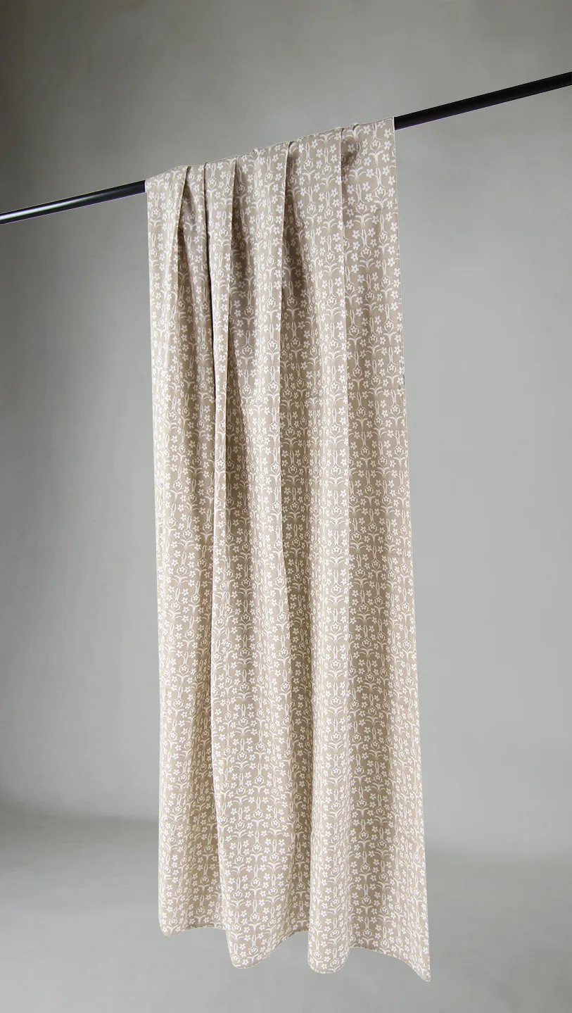 Cortinas - Cortina de algodón Sari (sand)