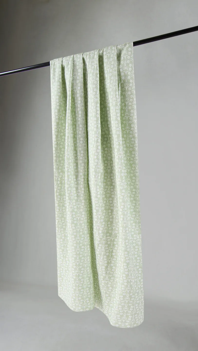 Cortinas - Cortina de algodón Ella (verde)
