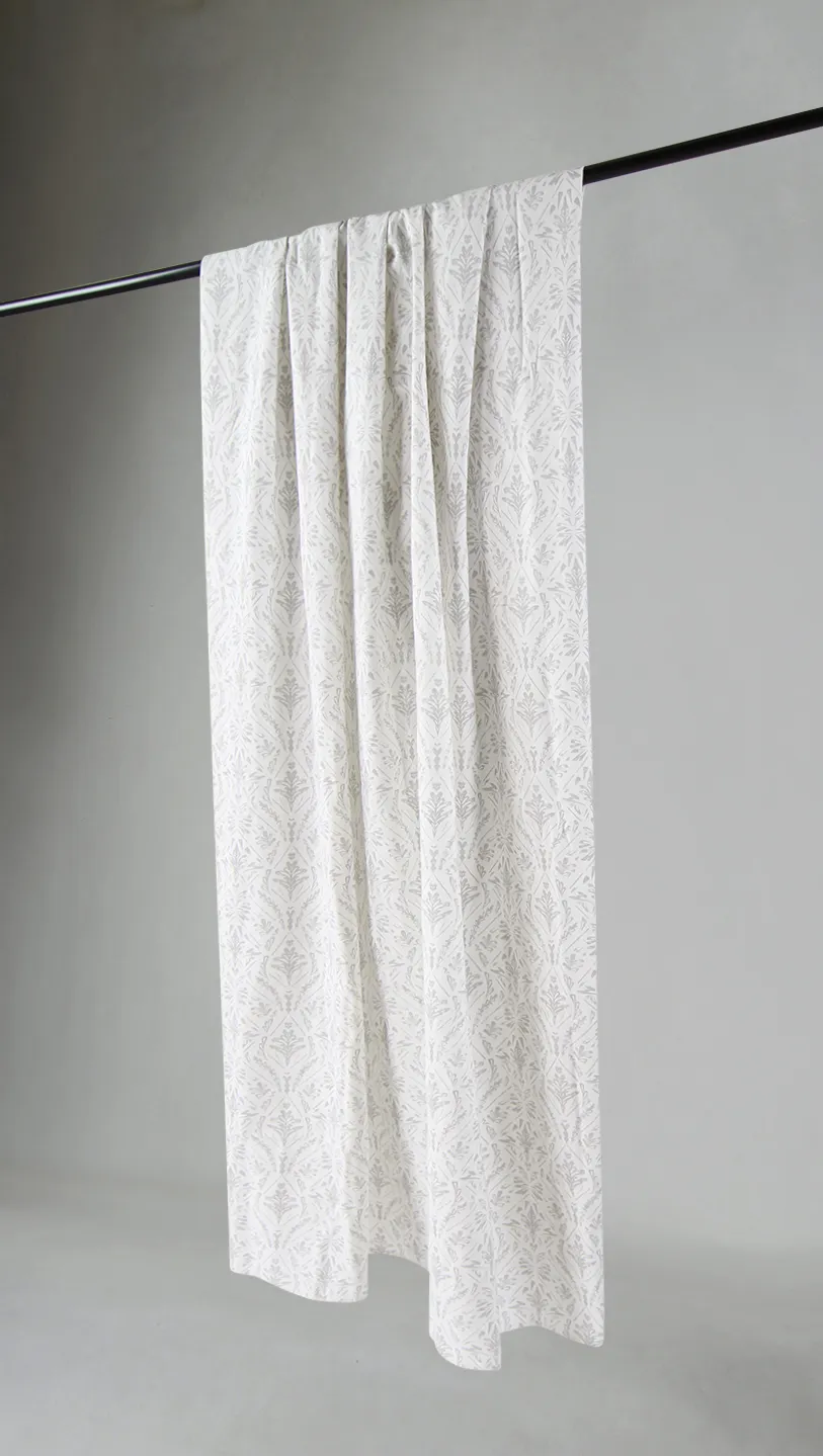 Cortinas - Cortina de algodón Helmi (gris)