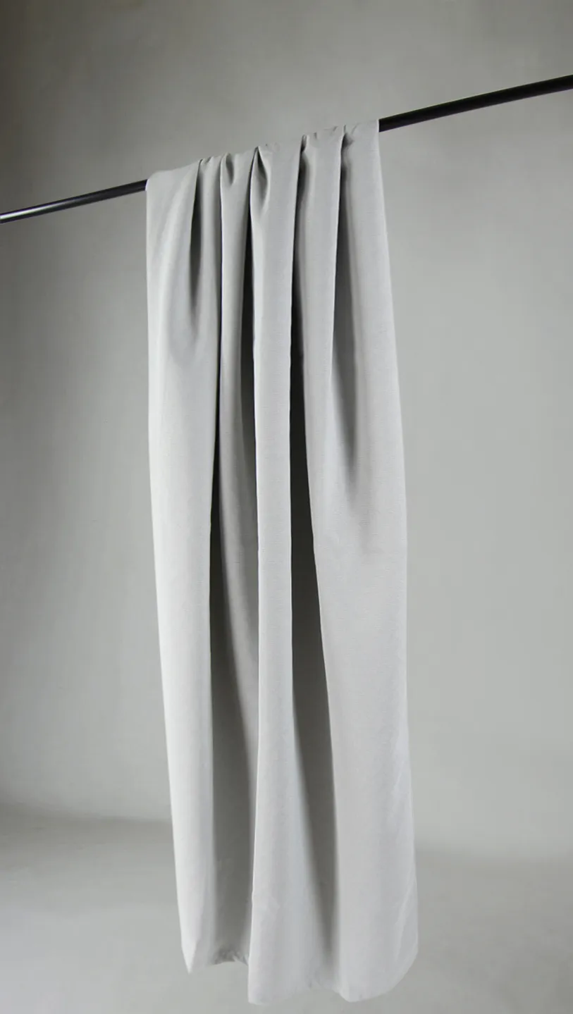 Cortinas - Cortinas apagadas Isolde (gris claro)
