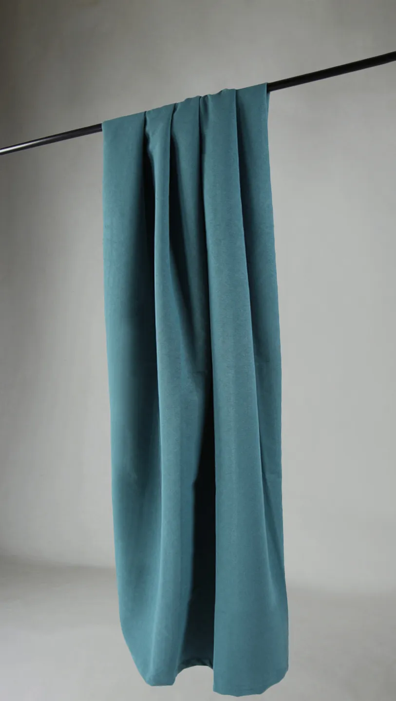 Cortinas - Cortinas apagadas Isolde (turquesa)