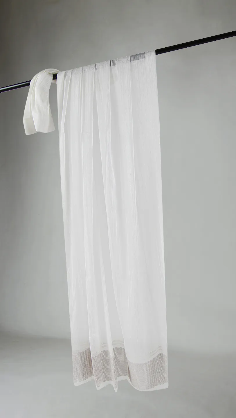 Cortinas - Cortinas de encaje Capucine (blanca)