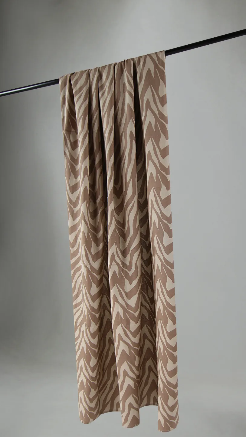 Cortinas - Cortina de algodón Laura (beige oscuro)
