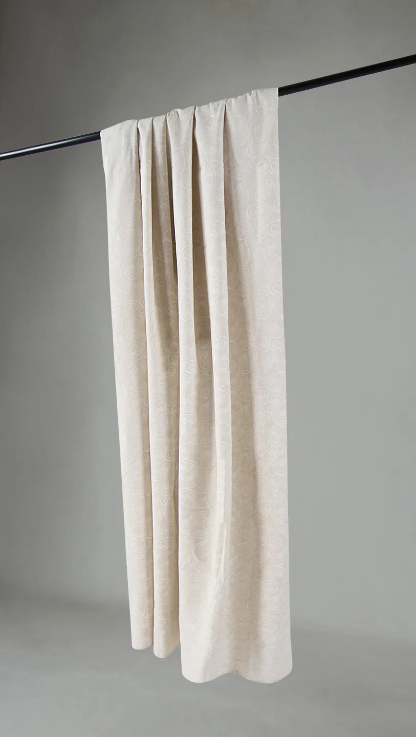 Cortinas - Cortina de algodón Merja (beige)