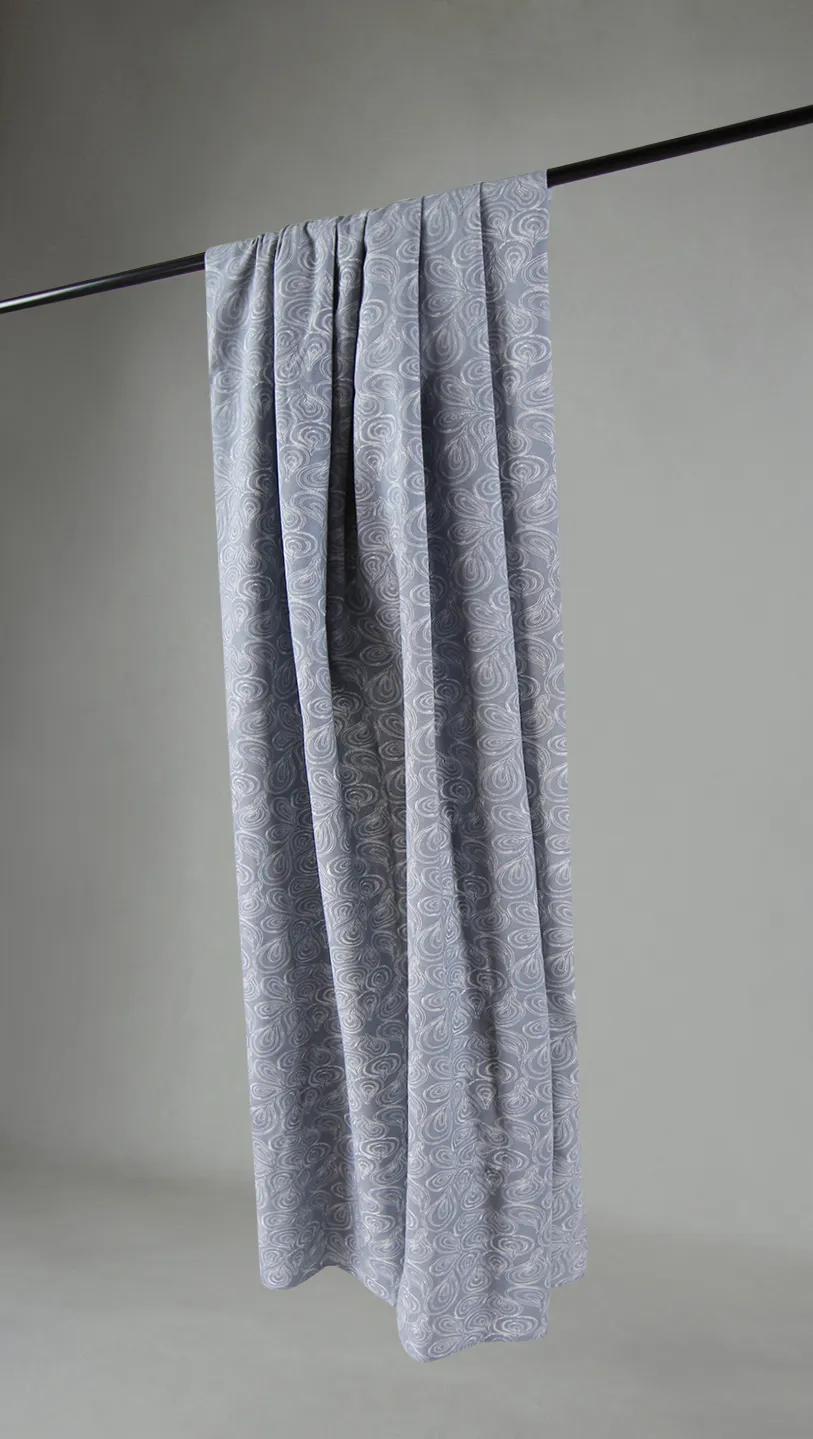 Cortinas - Cortina de algodón Merja (azul)