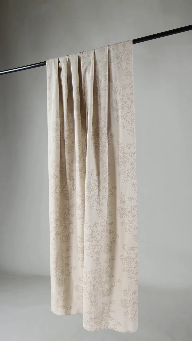 Cortinas - Cortina de algodón Minna (beige)