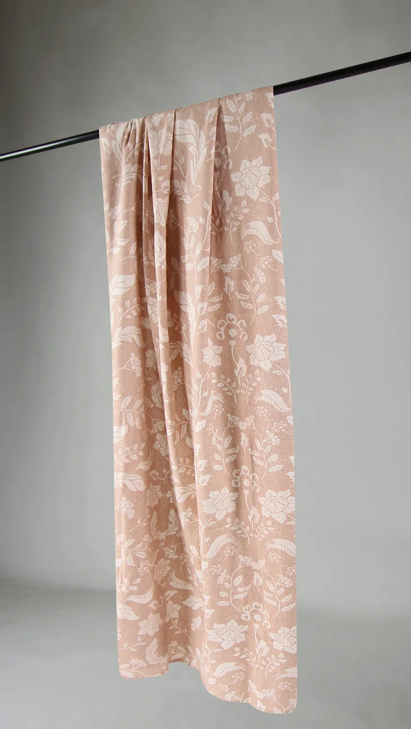 Cortinas - Cortina de algodón Onni (rosa)