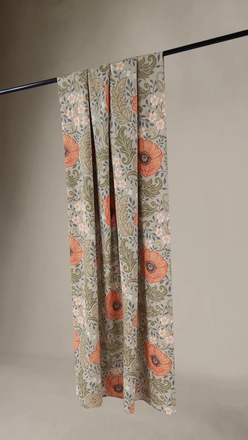 Cortina de algodón - Poppy (beige)