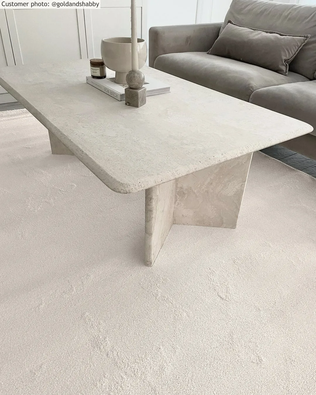 Alfombra Wilton - Sunayama (blanco)