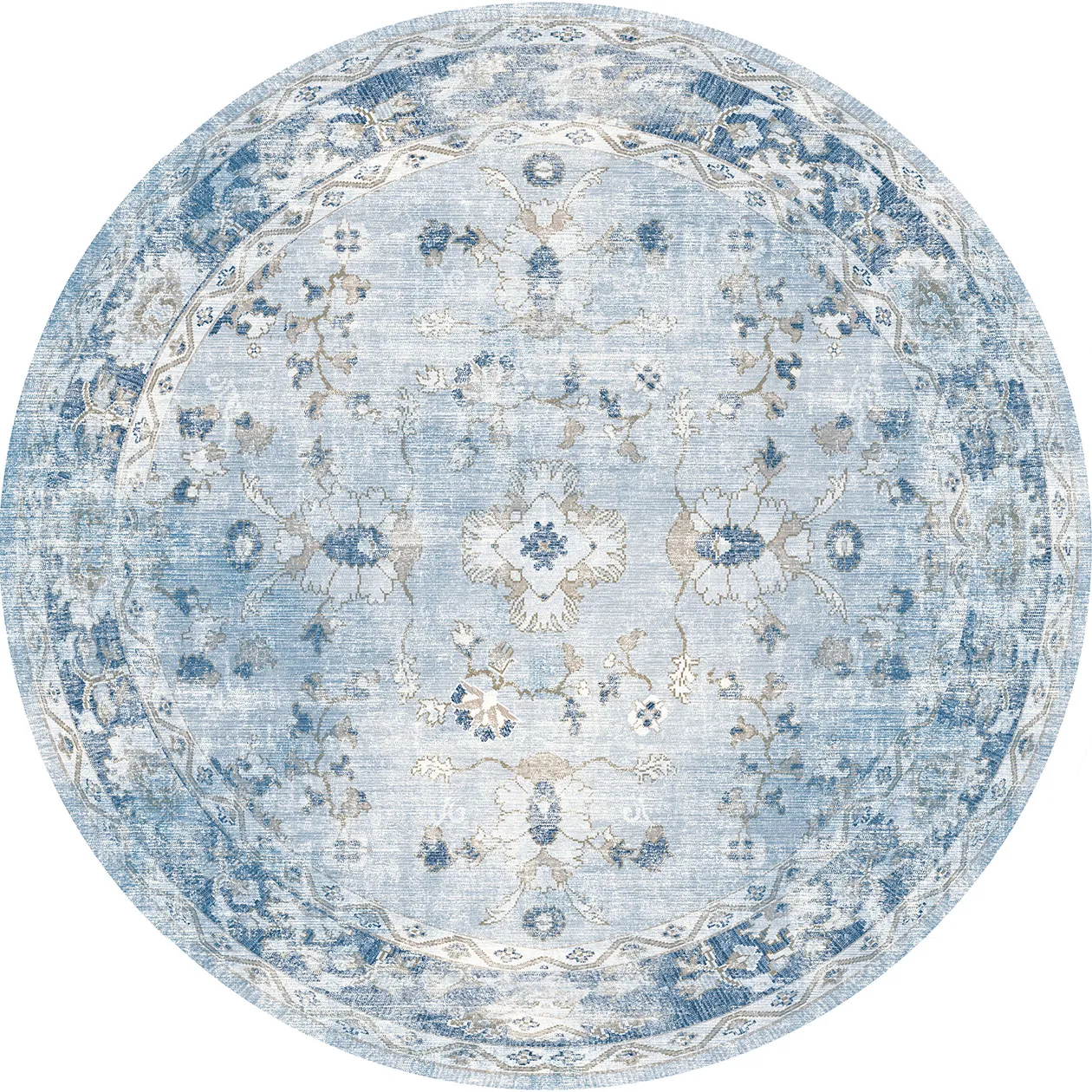 Alfombras redondeadas - Gombalia (azul claro)