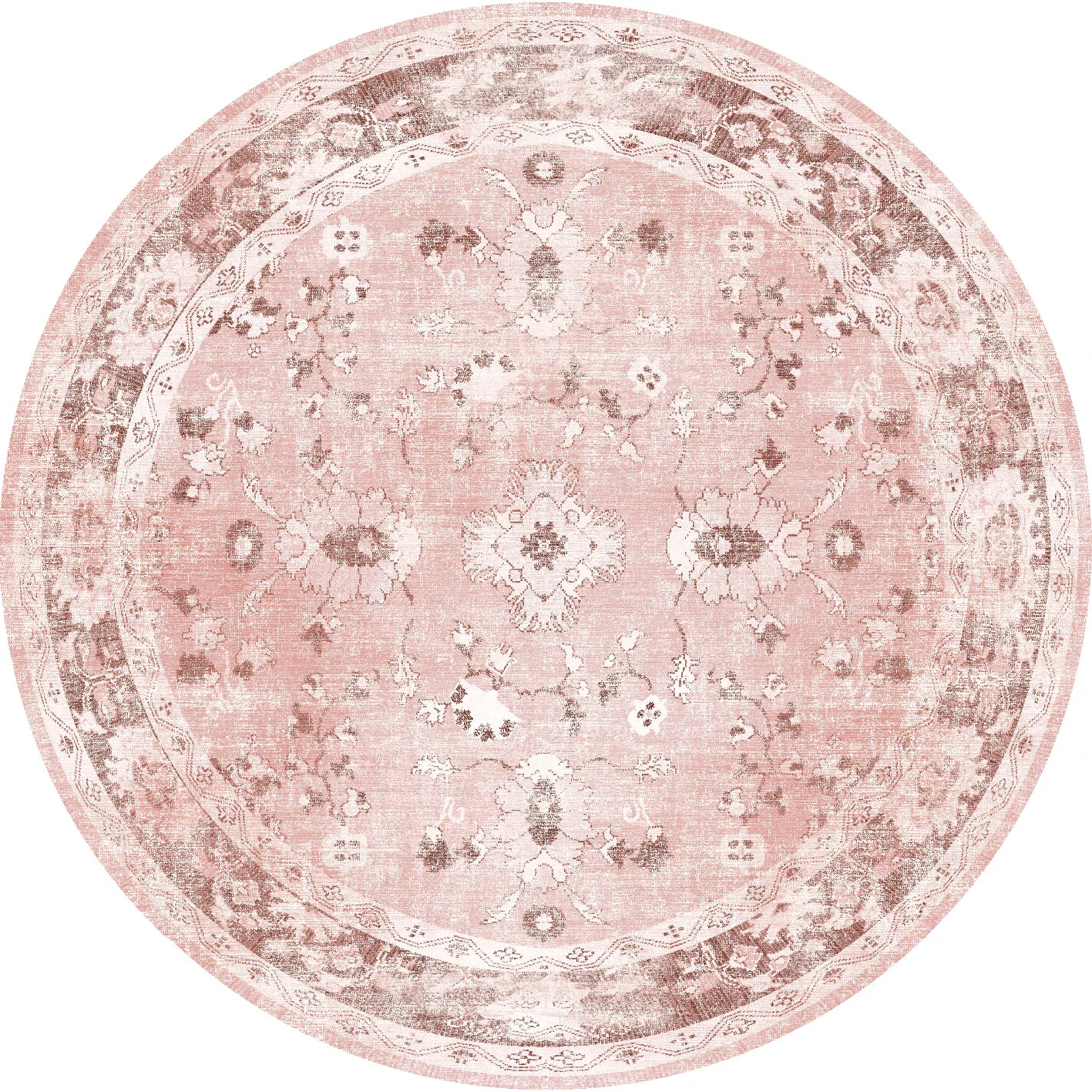 Alfombras redondeadas - Gombalia (rosa)