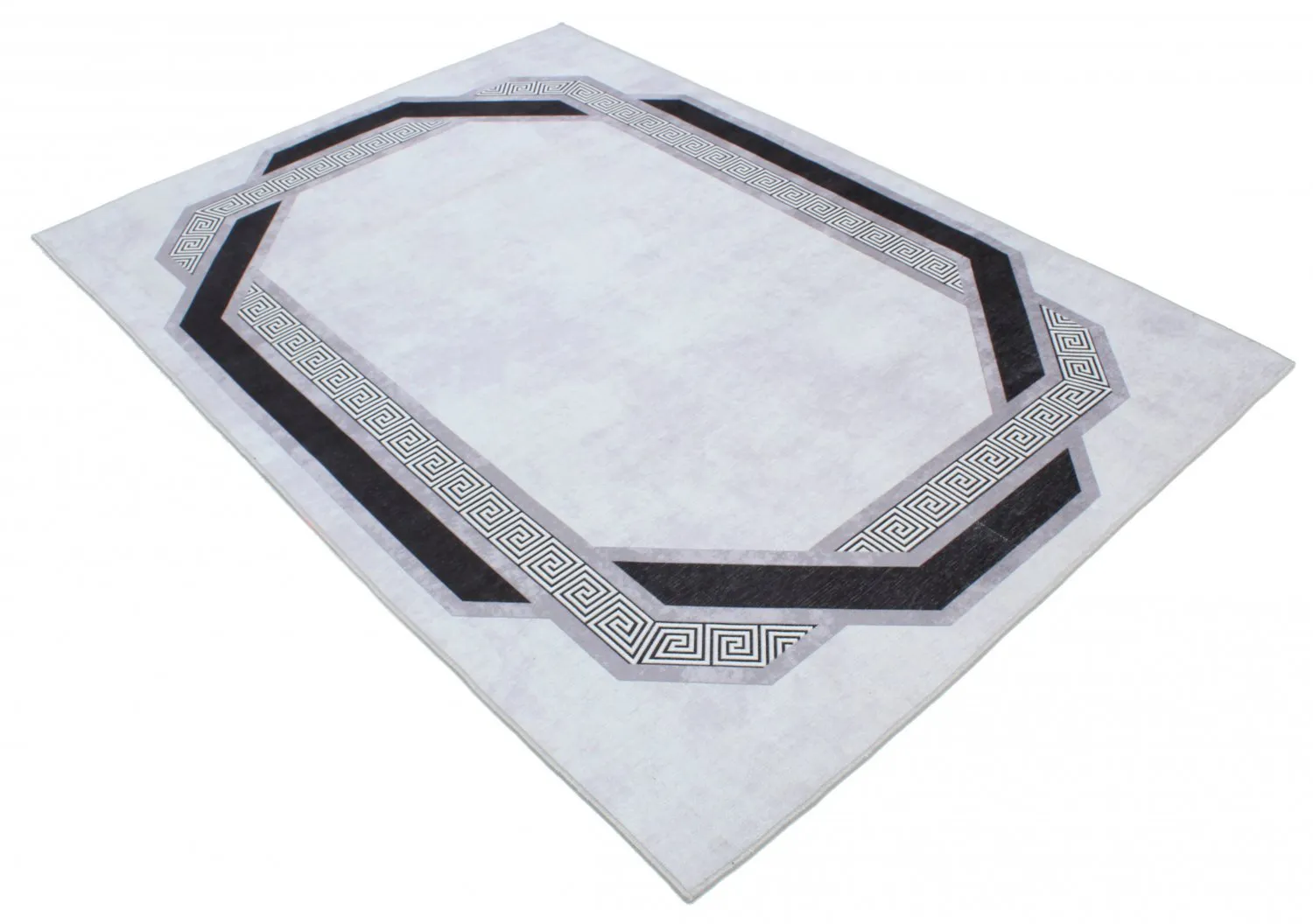 Alfombra Wilton - Olympia (negro/blanco)