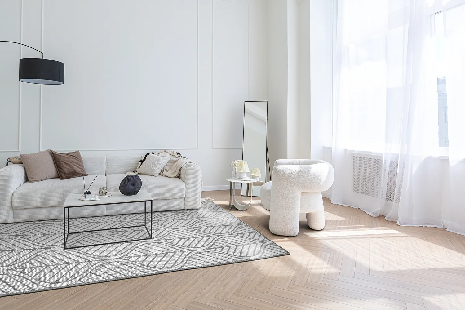Alfombras de Interior/Exterior - Harvey (gris)