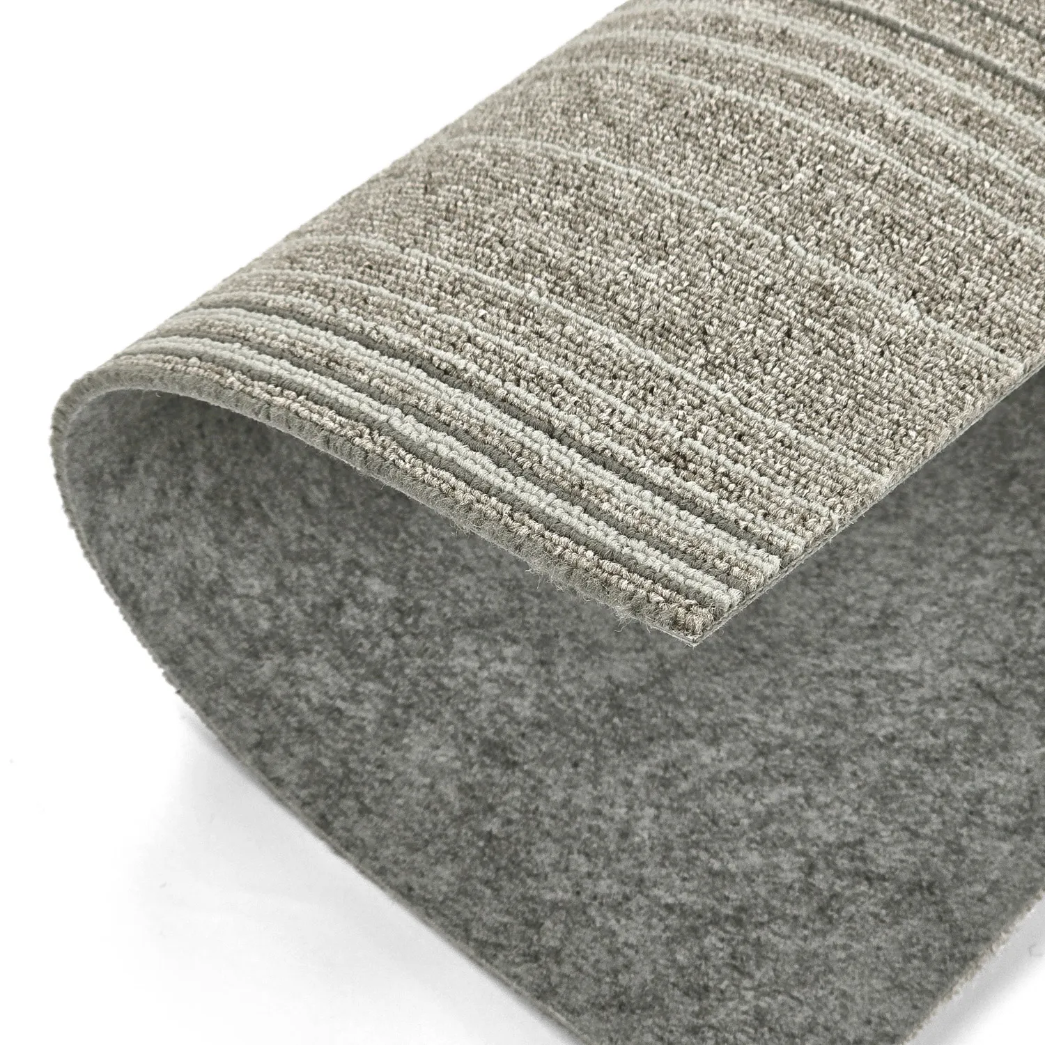 Moqueta - Almeria Losetas textiles 24 uds. (gris a rayas irregulares)