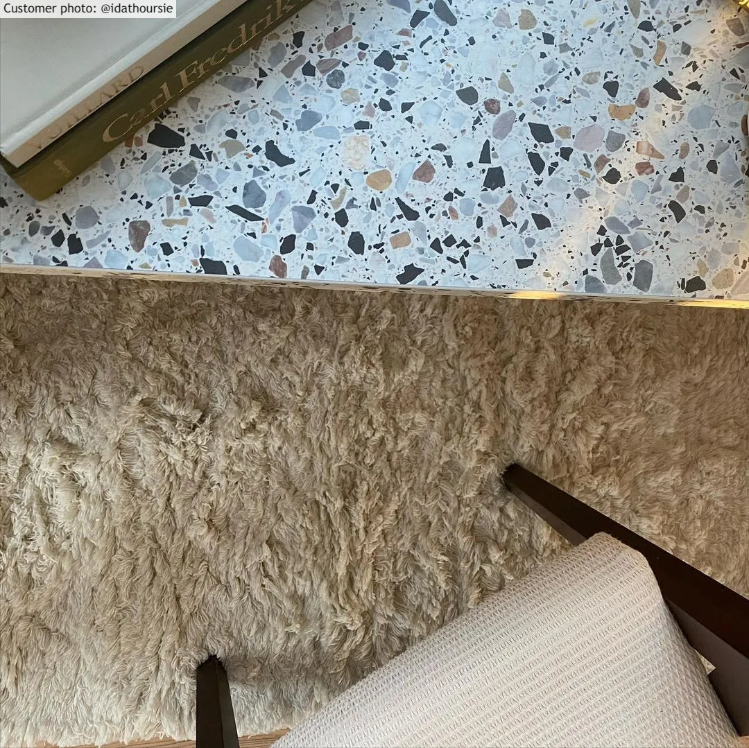 Alfombra de Lana - Aliste Wool Shaggy (alabaster gleam)
