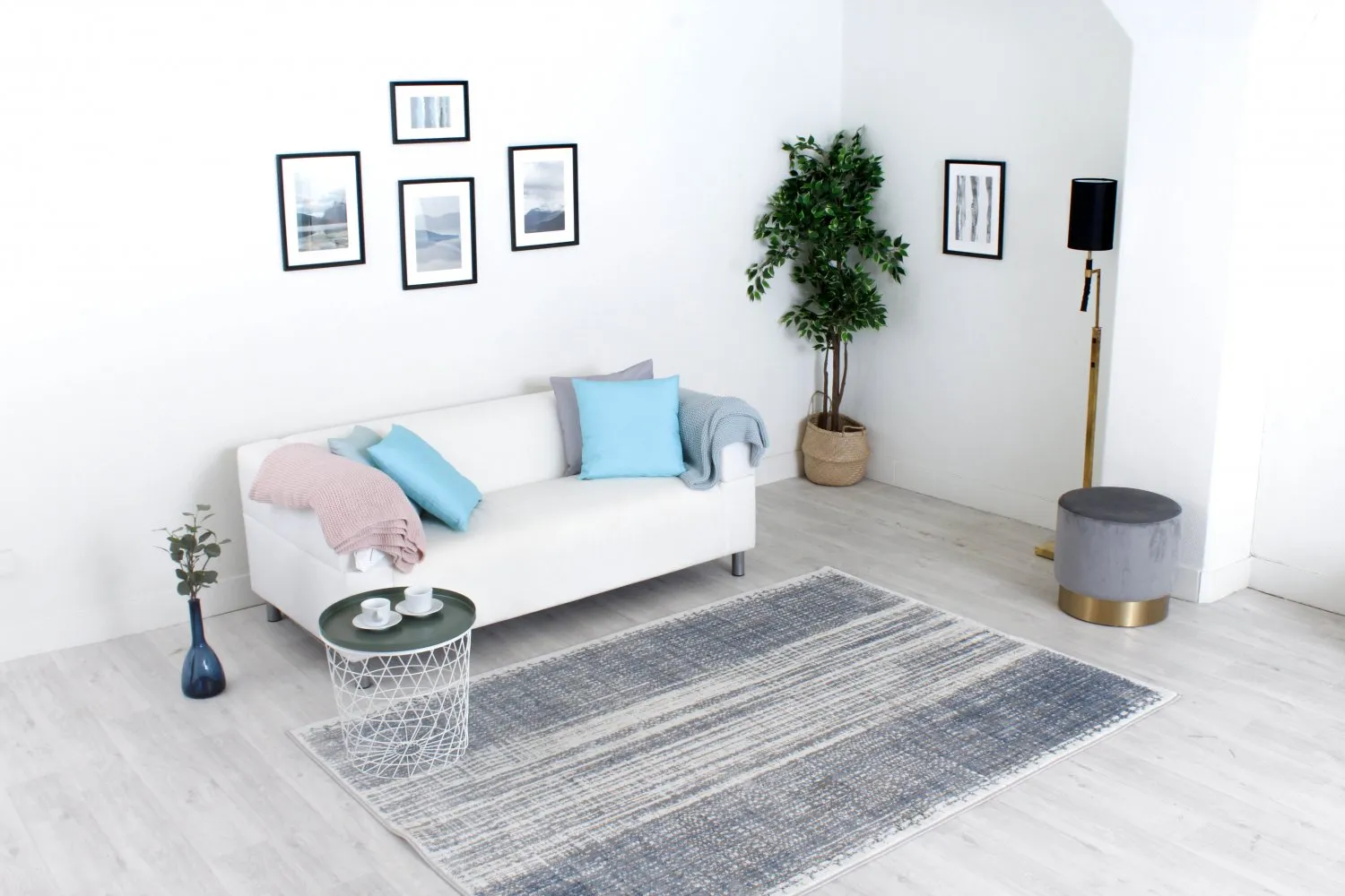 Alfombra Wilton - Gudena (gris)