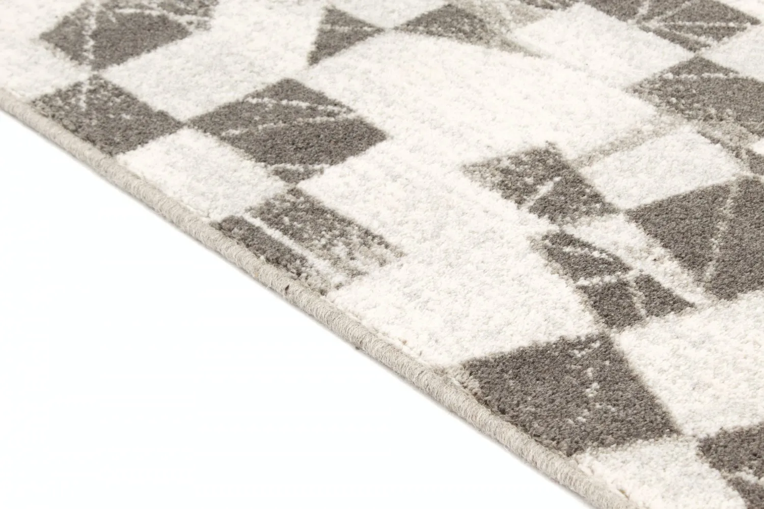 Alfombra de Lana - Kallatis (negro/blanco)