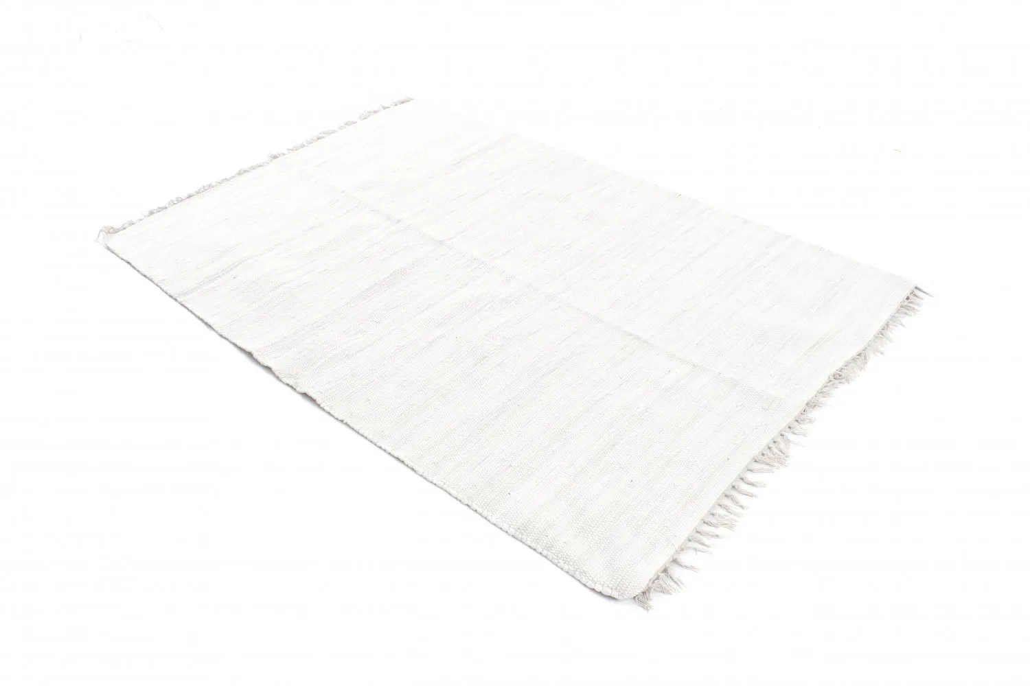 Alfombra de algodón - Silje (blanco)