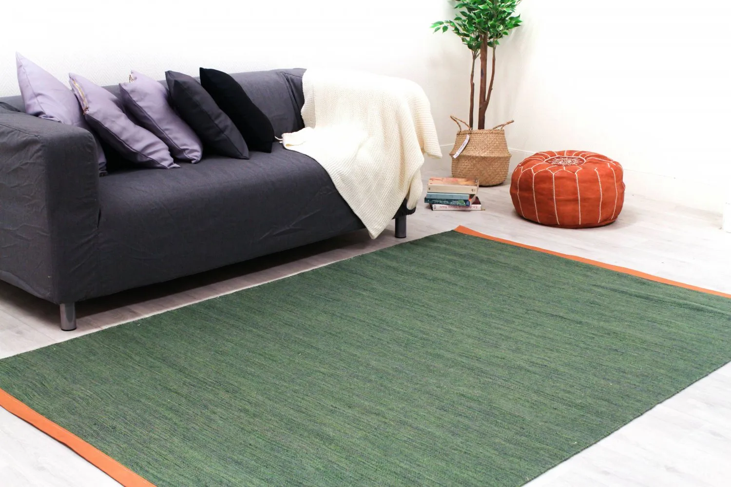 Alfombra de Lana - Galway (verde)