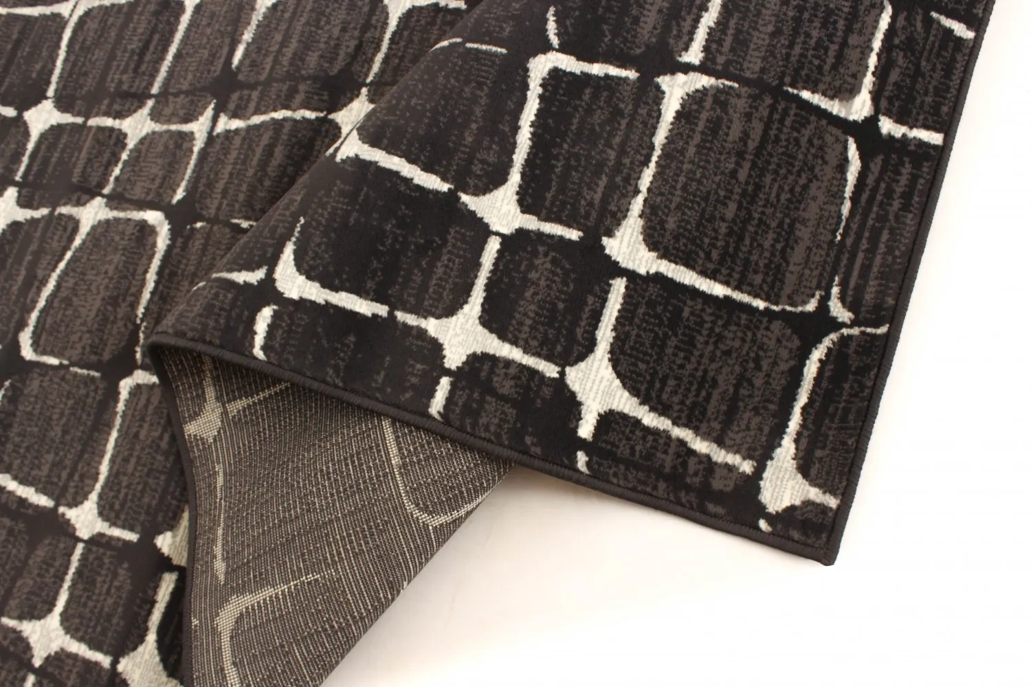 Alfombra Wilton - Florence Cross (negro)