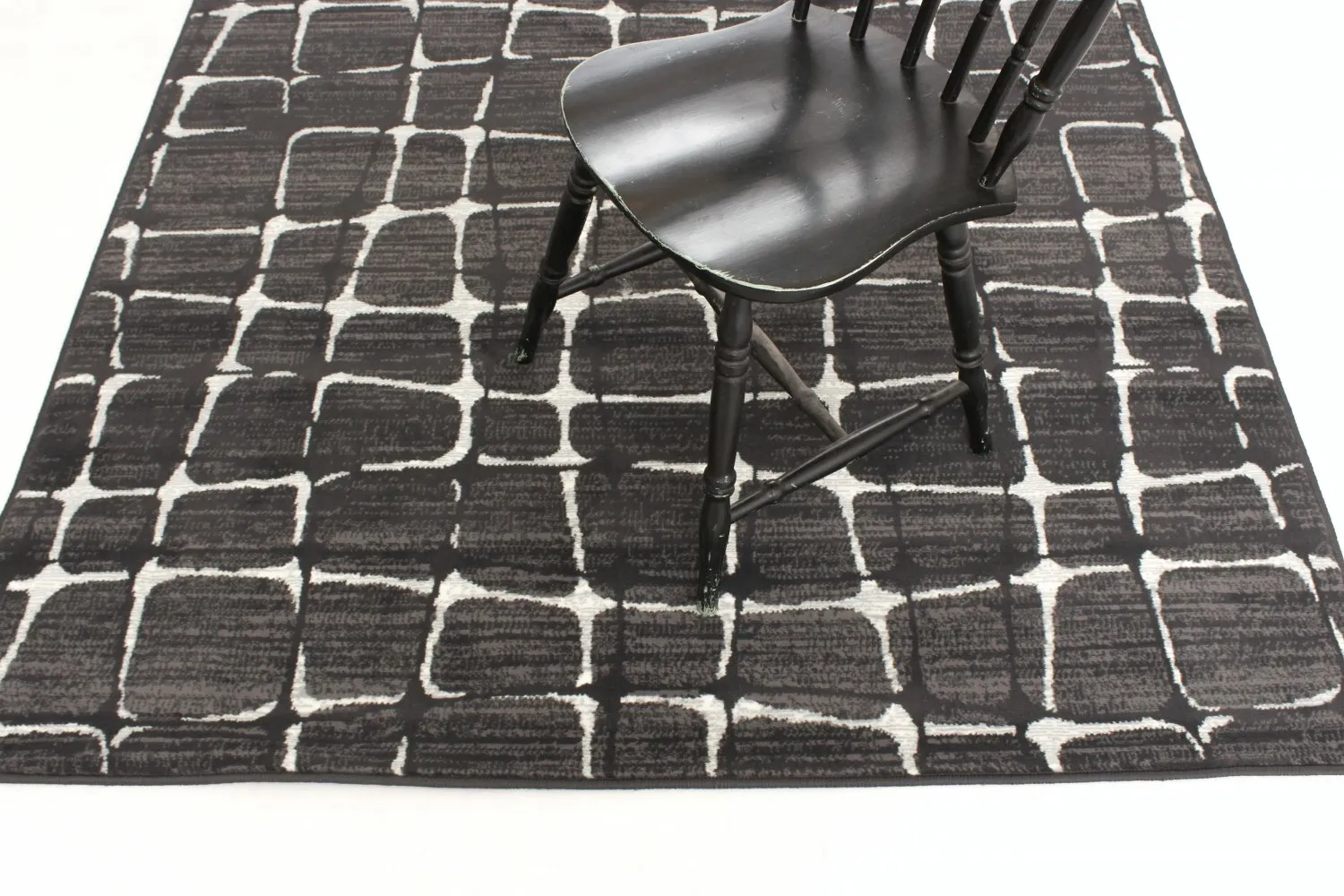 Alfombra Wilton - Florence Cross (gris)