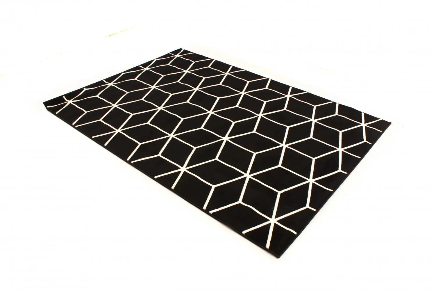 Alfombra Wilton - Florence Square (negro)