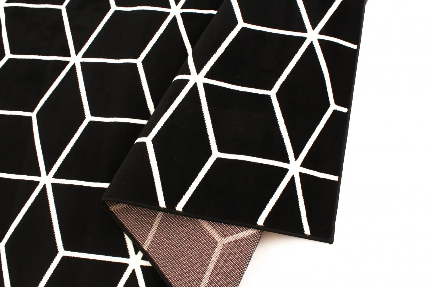Alfombra Wilton - Florence Square (negro)