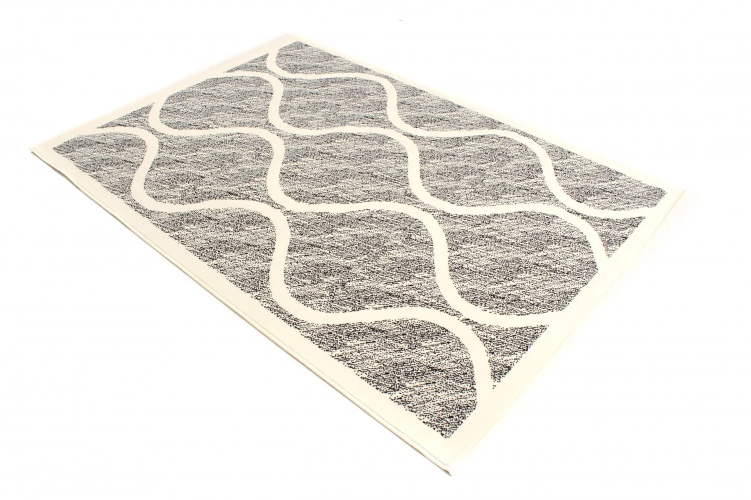 Alfombra Wilton - Florence Wave (gris)