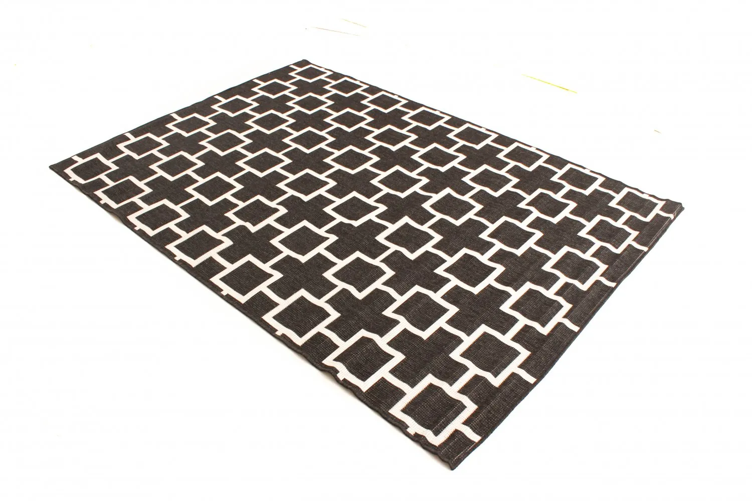 Alfombras de Interior/Exterior - Brussels Silver (negro)