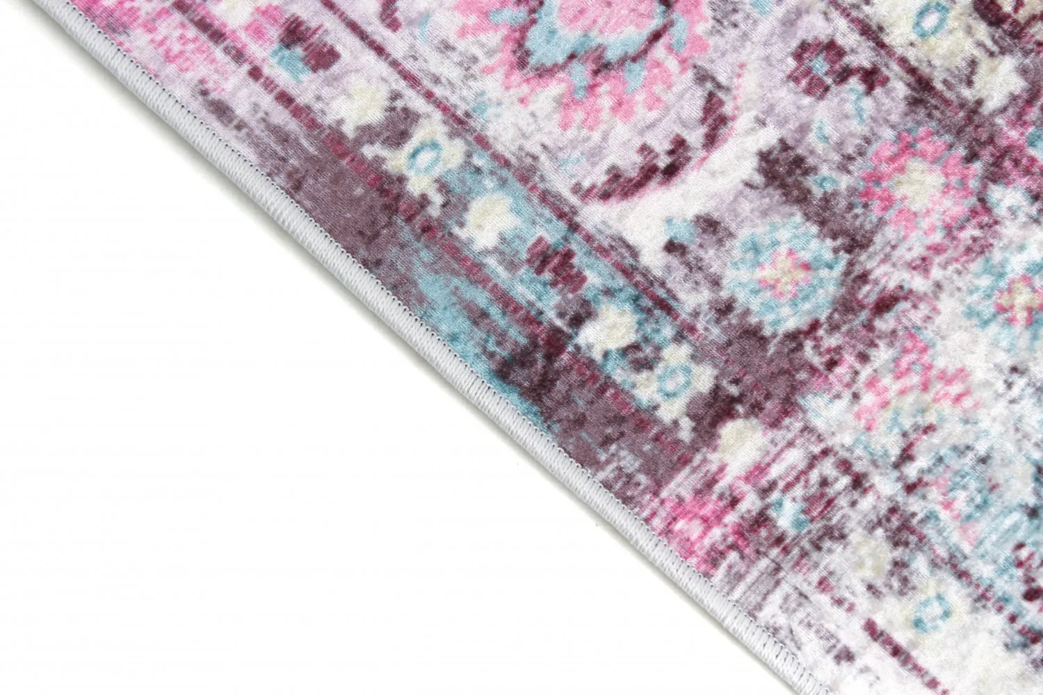 Alfombras redondeadas - Jedaida (rosa/multi)