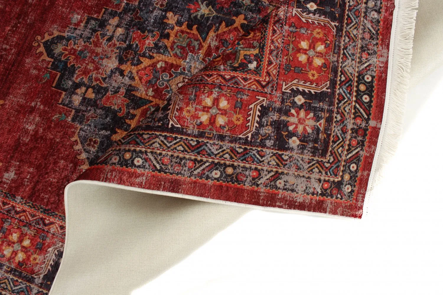 Alfombra Wilton - Soussi (rojo/multi)