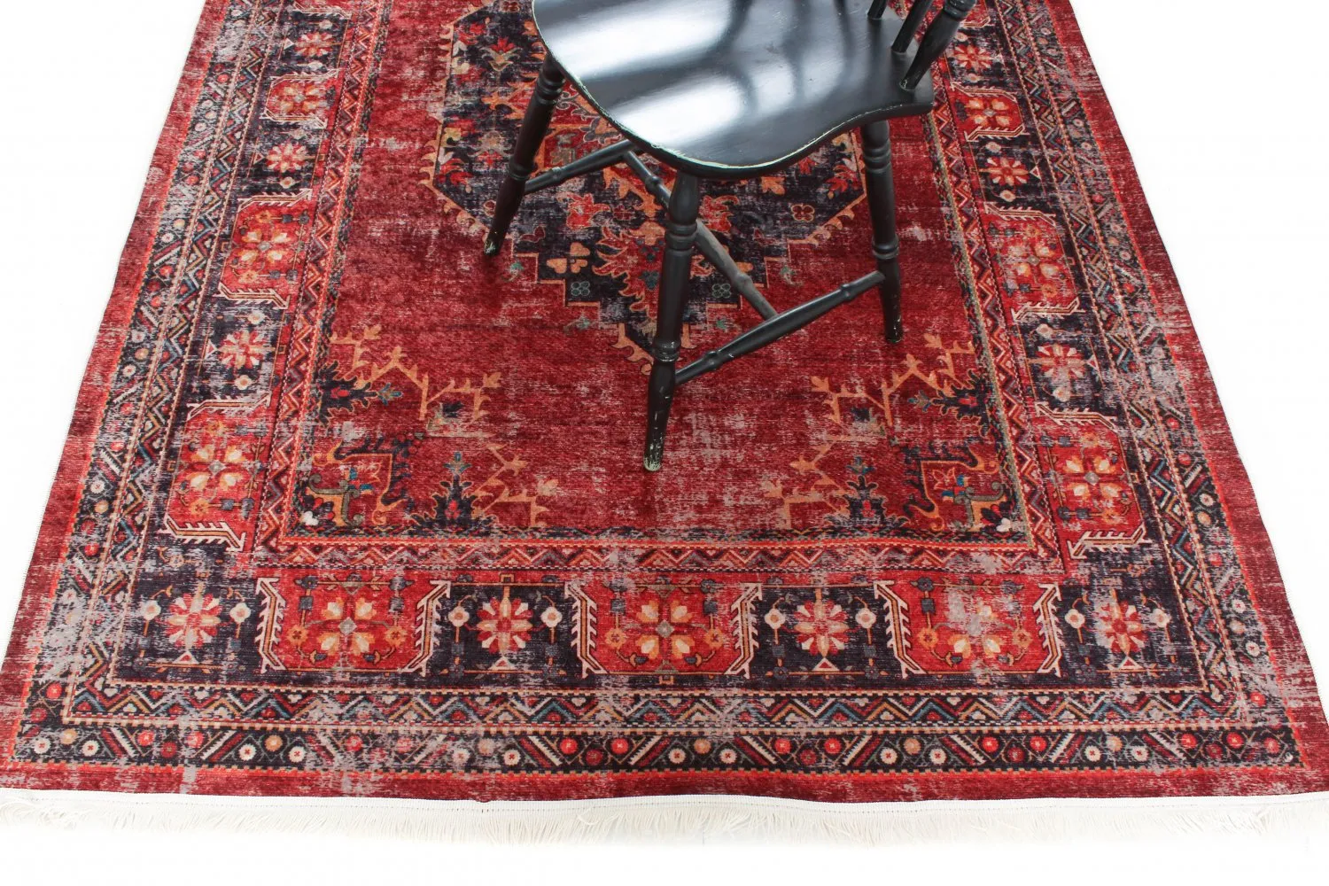Alfombra Wilton - Soussi (rojo/multi)