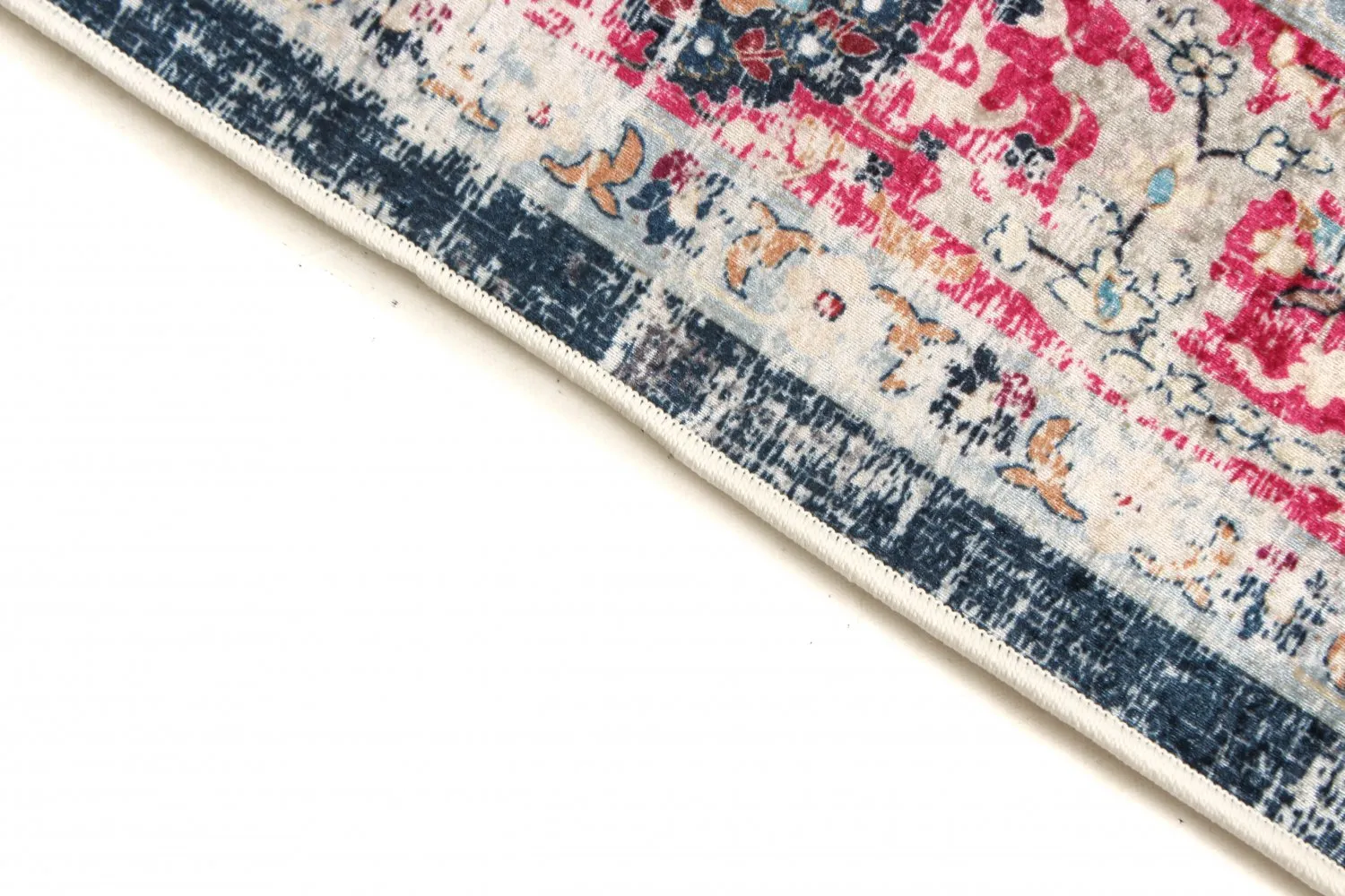 Alfombra Wilton - Bouhjar (azul/rosa/multi)
