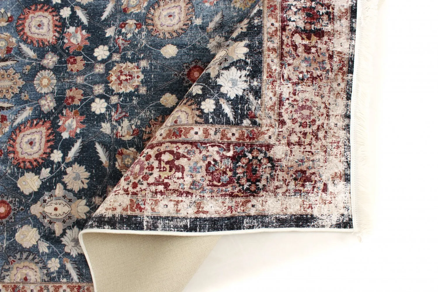 Alfombra Wilton - Bouhjar (azul oscuro/multi)