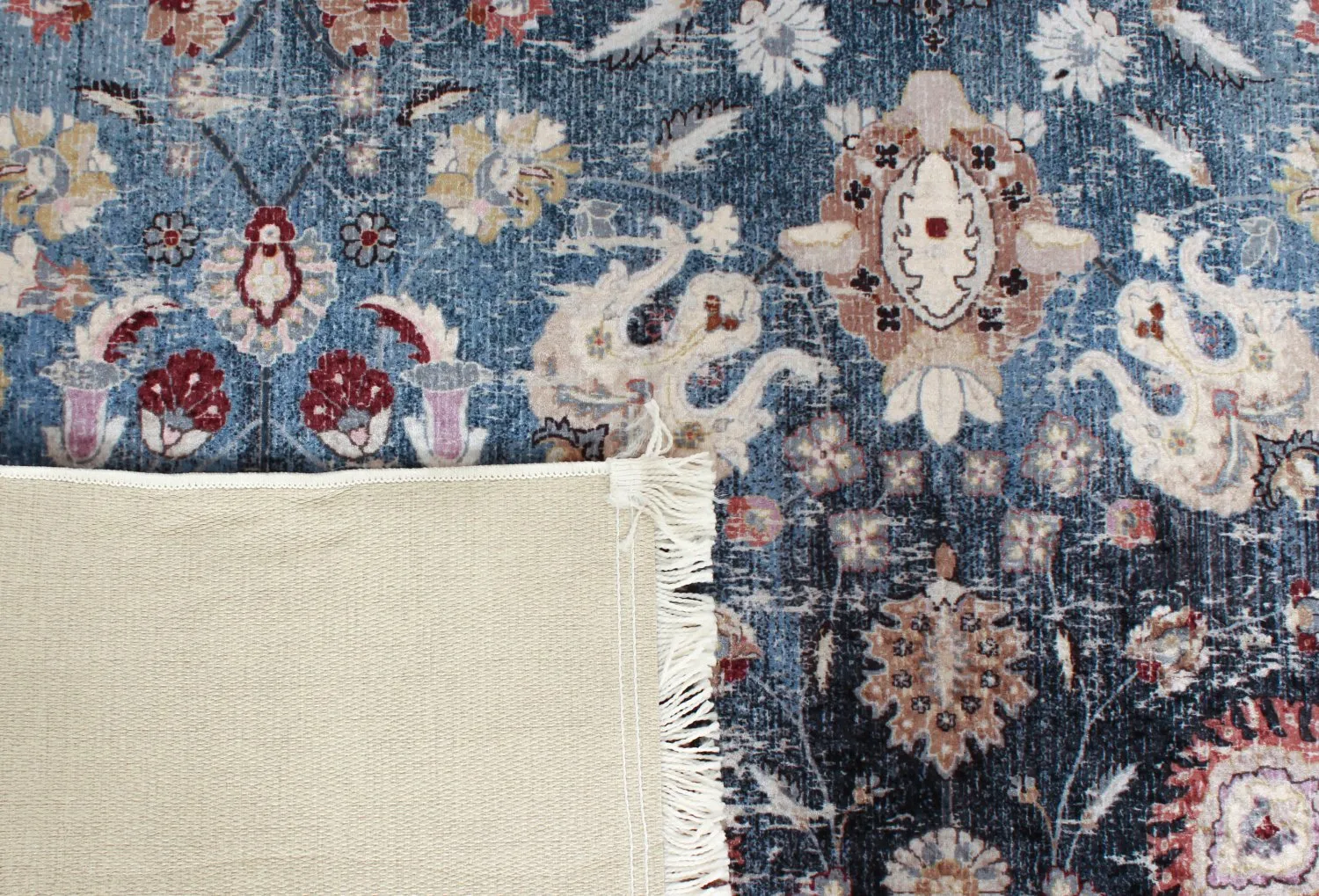 Alfombra Wilton - Bouhjar (azul oscuro/multi)