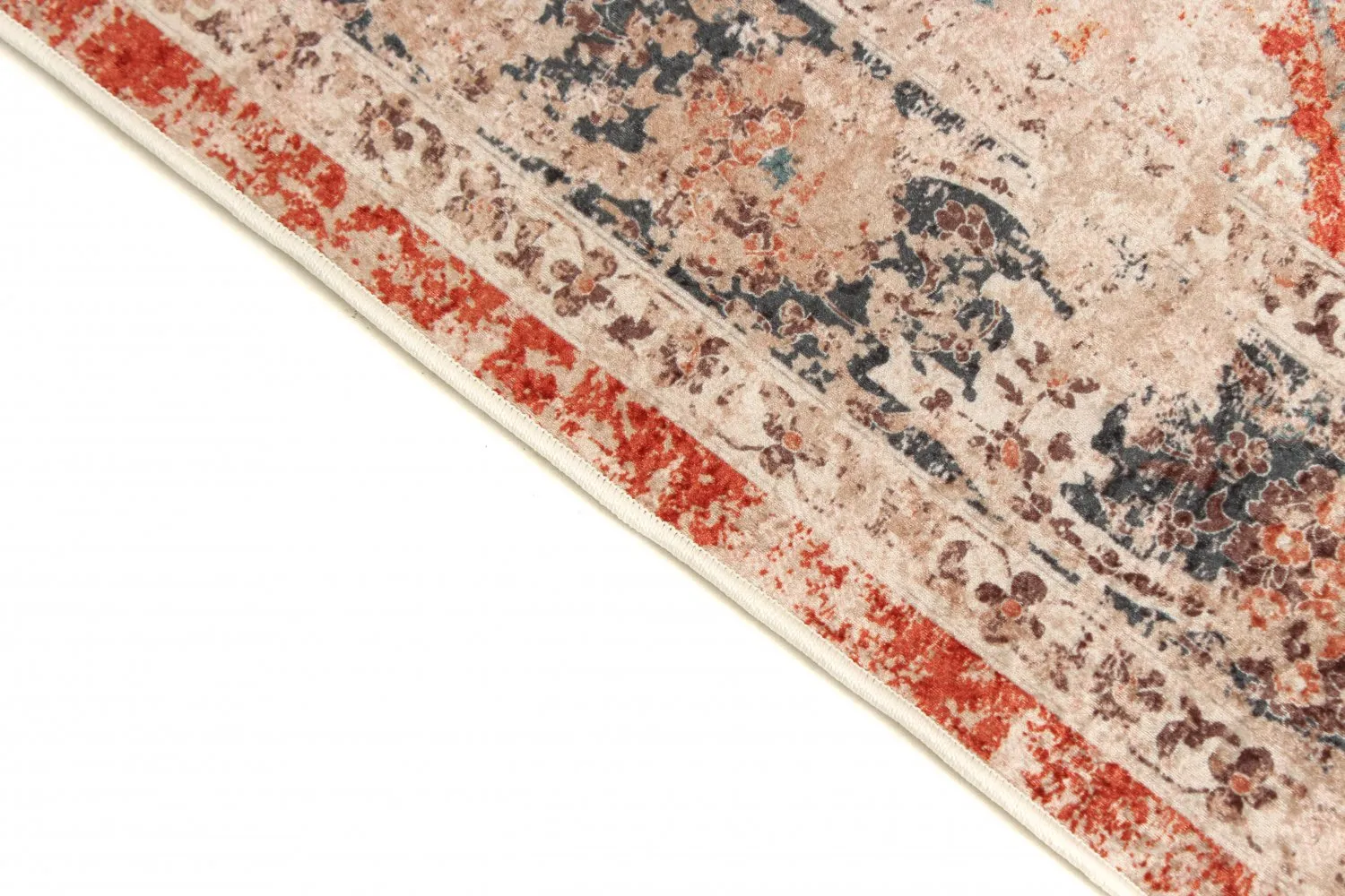 Alfombras redondeadas - Douz (rojo/multi)