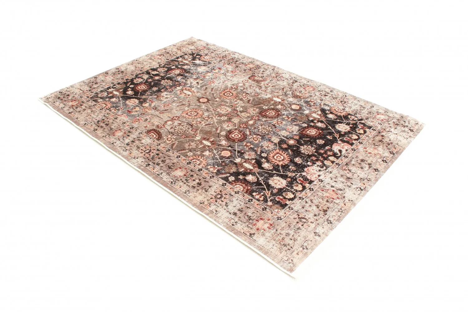 Alfombras redondeadas - Bouhjar (beige/multi)