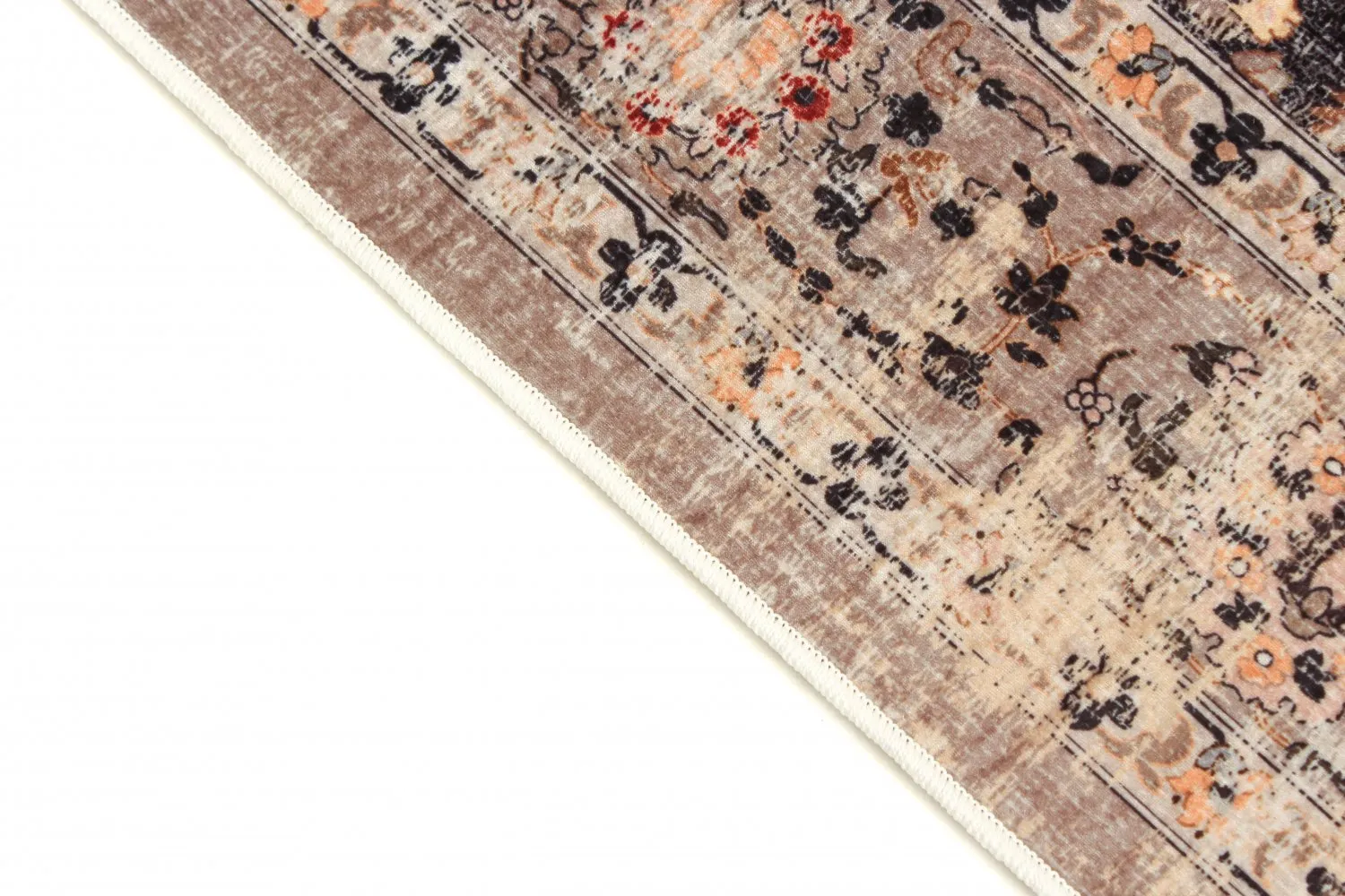 Alfombras redondeadas - Bouhjar (beige/multi)