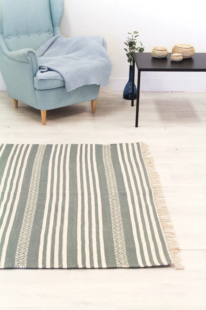 Alfombra de algodón - Ystad (gris)