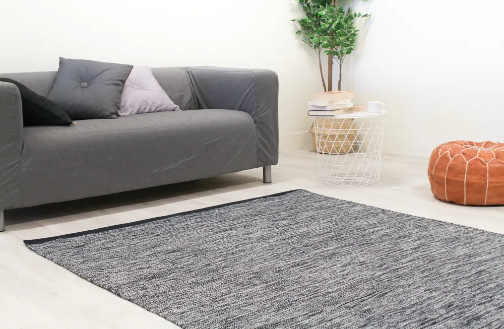 Alfombra de algodón - Slite (gris)