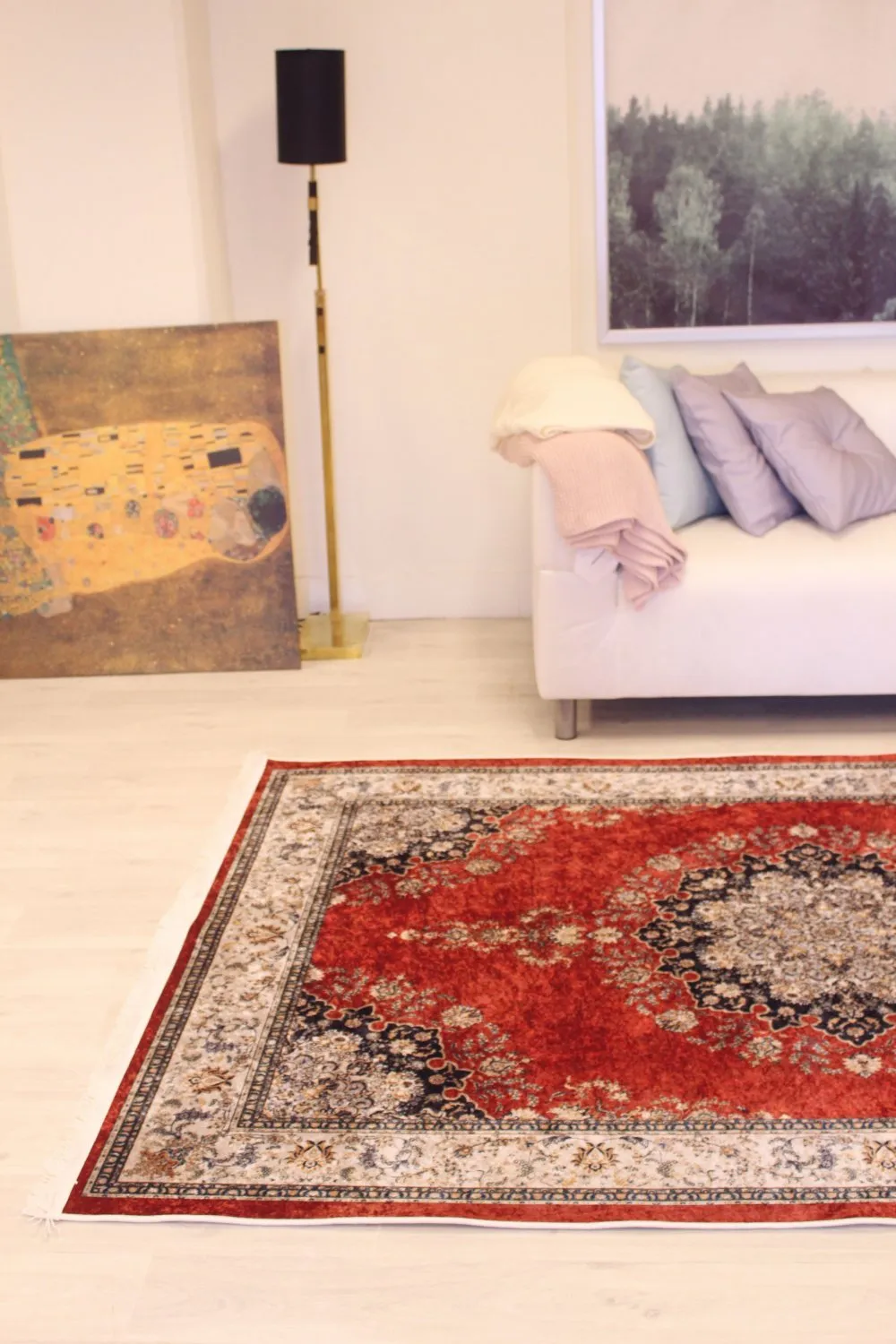 Alfombra Wilton - Lice (rojo/multi)
