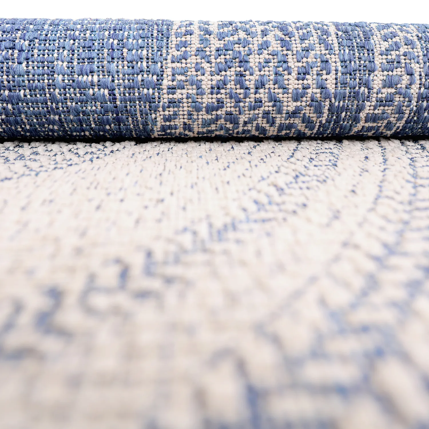 Alfombras redondeadas - Indoor/Outdoor Angus (azul)