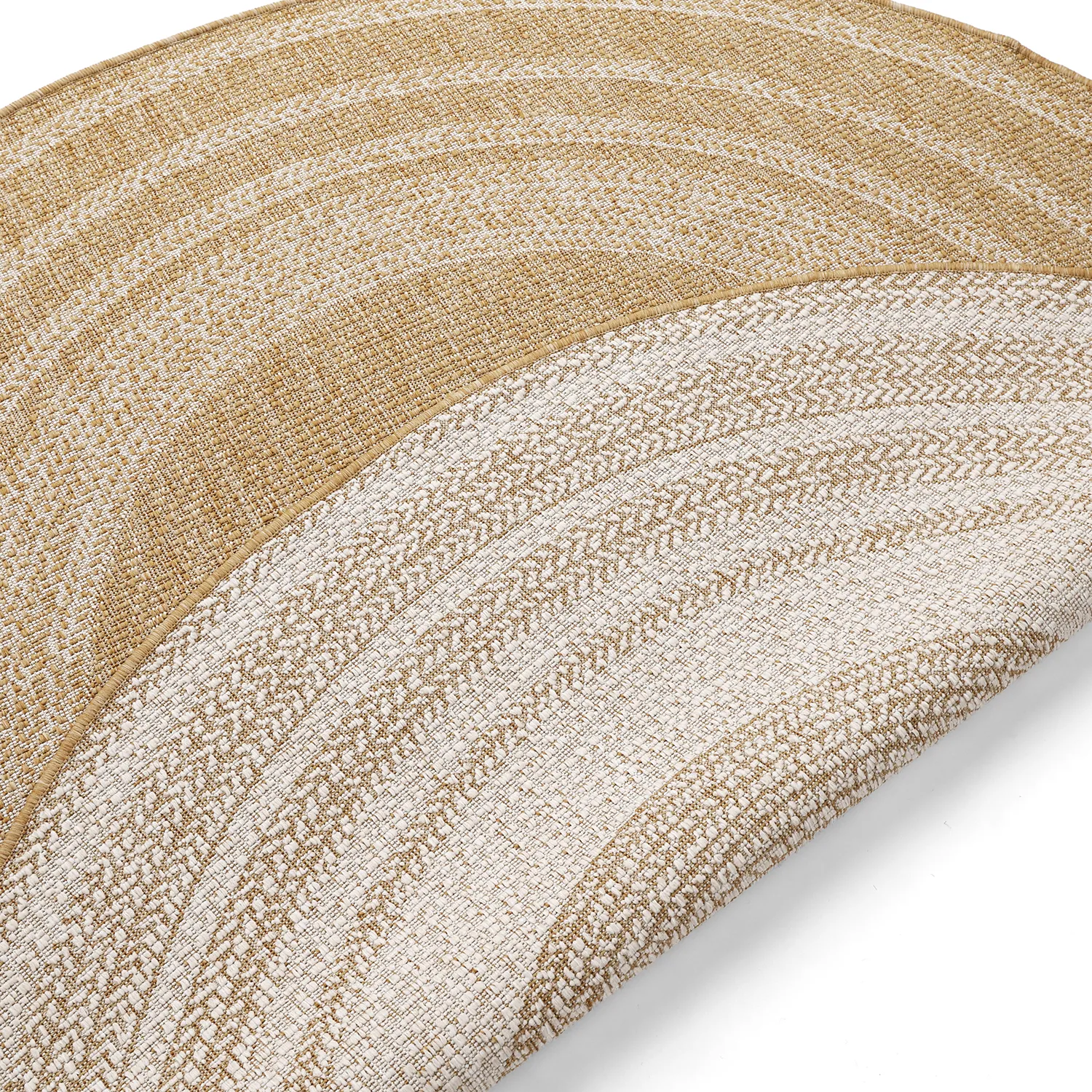 Alfombras redondeadas - Indoor/Outdoor Angus (naturaleza)