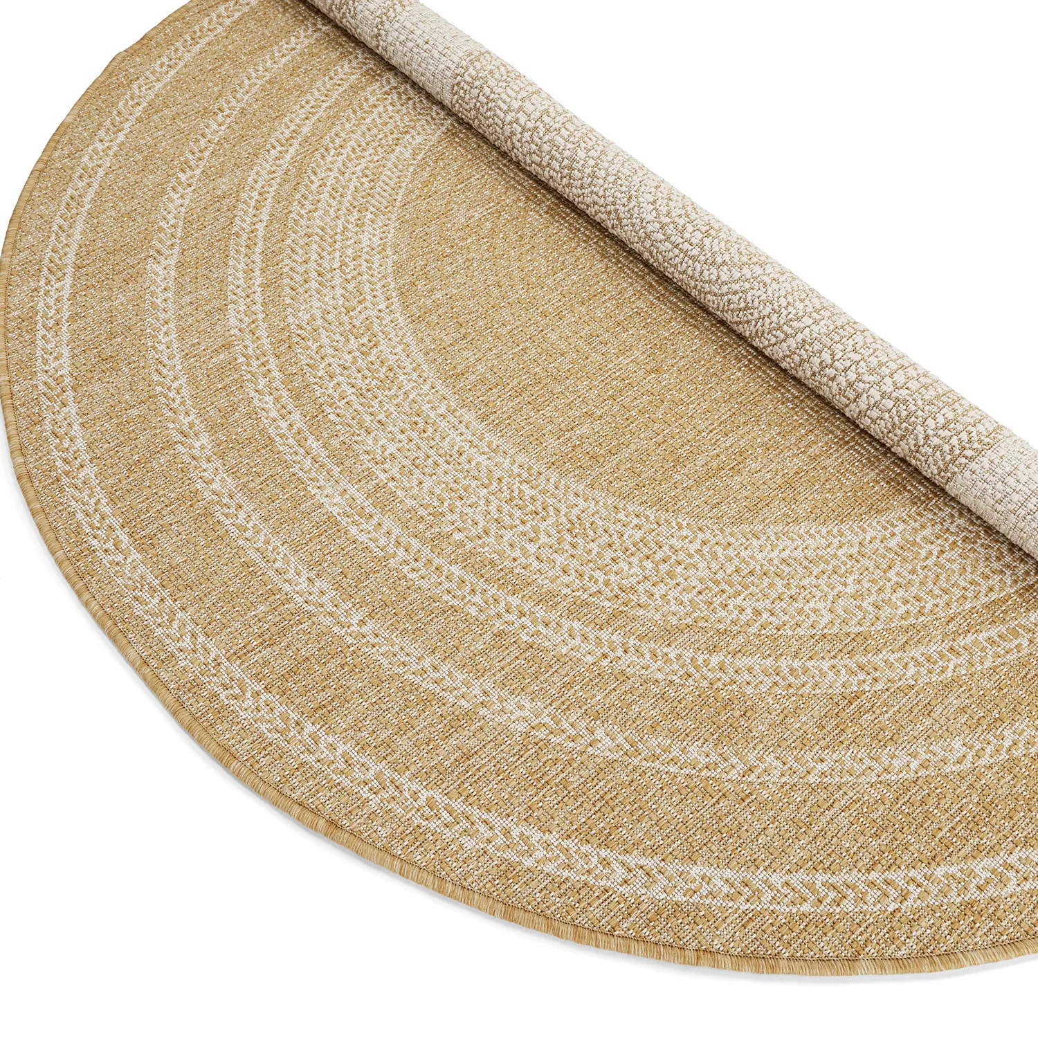 Alfombras redondeadas - Indoor/Outdoor Angus (naturaleza)