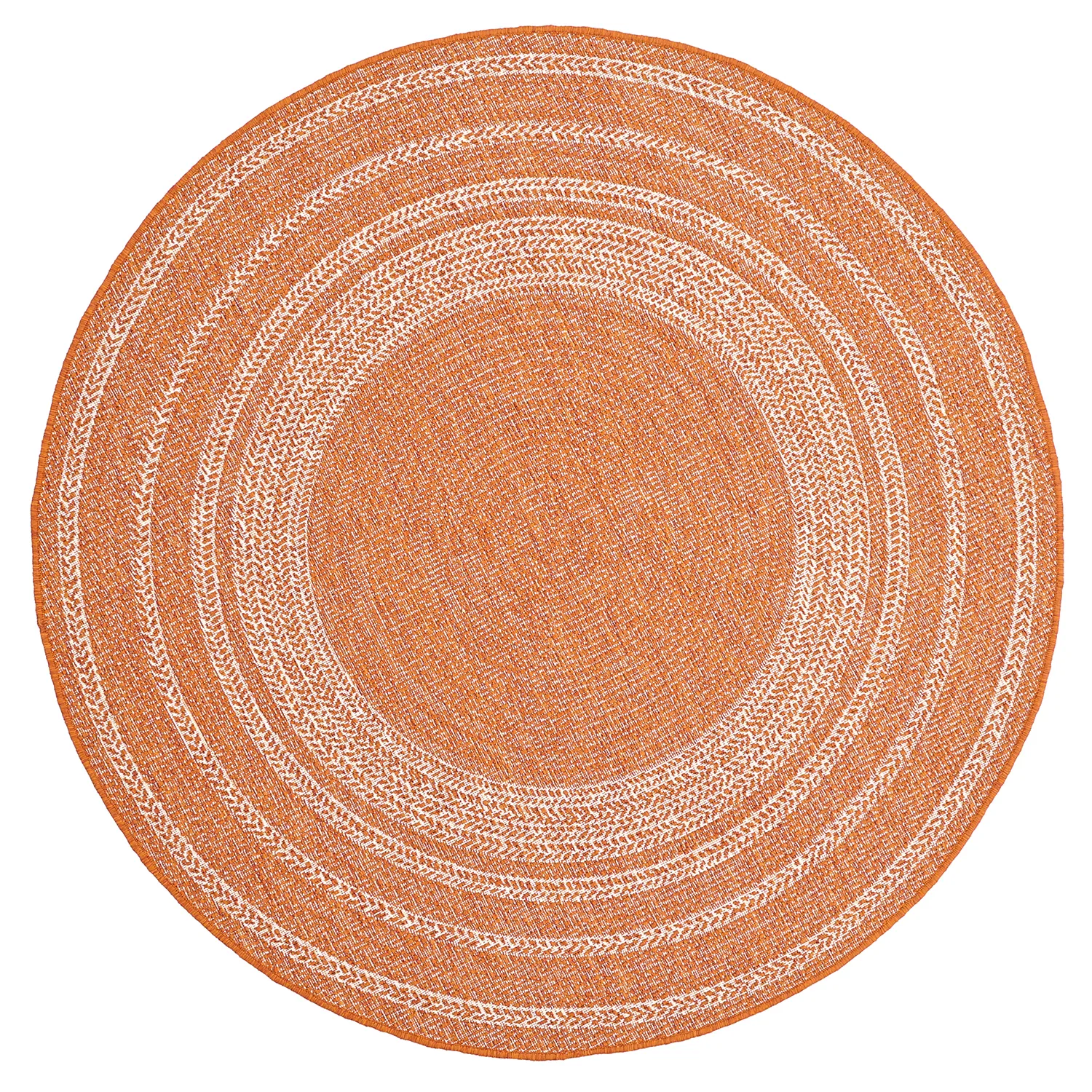 Alfombras redondeadas - Indoor/Outdoor Angus (rojo)