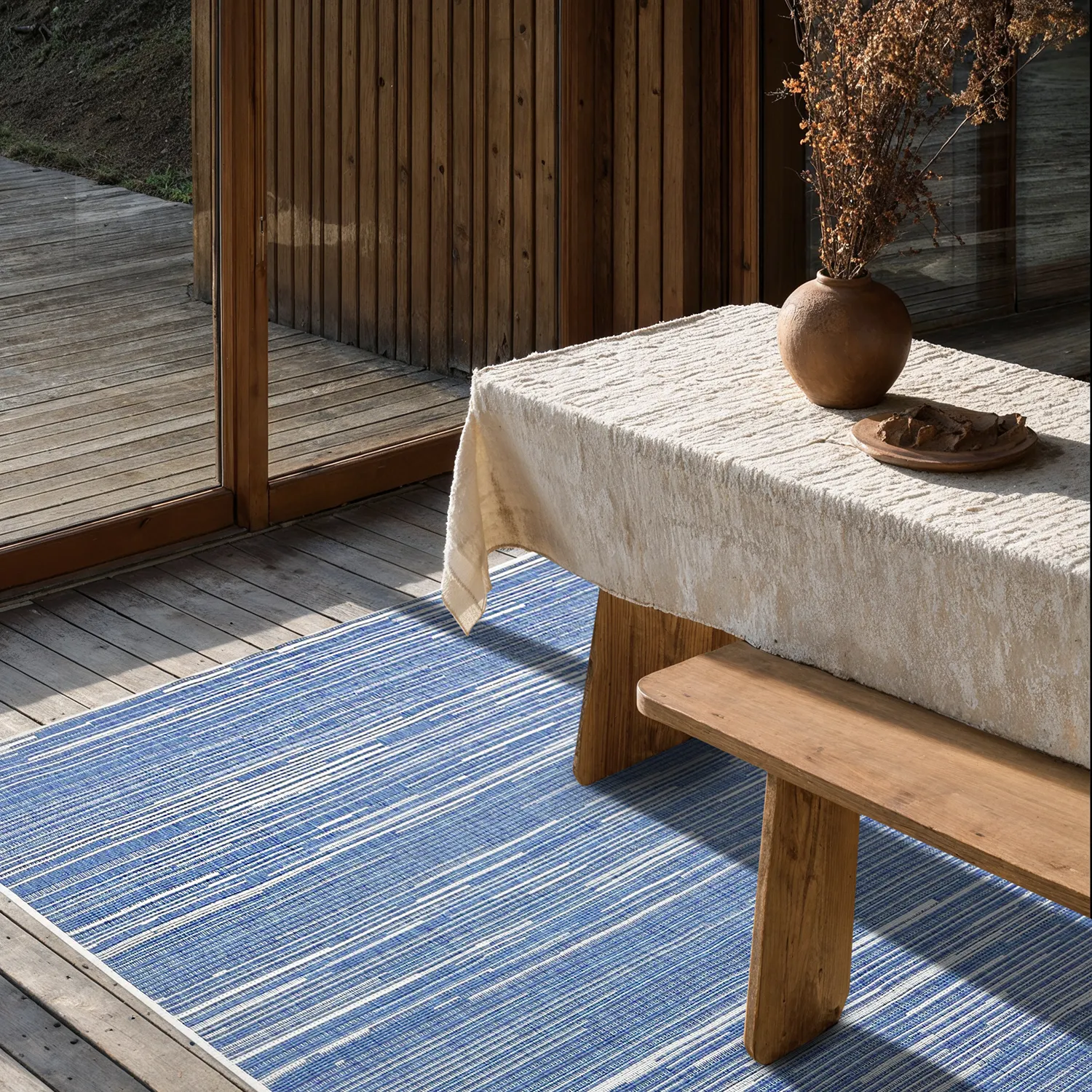 Alfombras de Interior/Exterior - utomhusmatta - Arcata (azul)