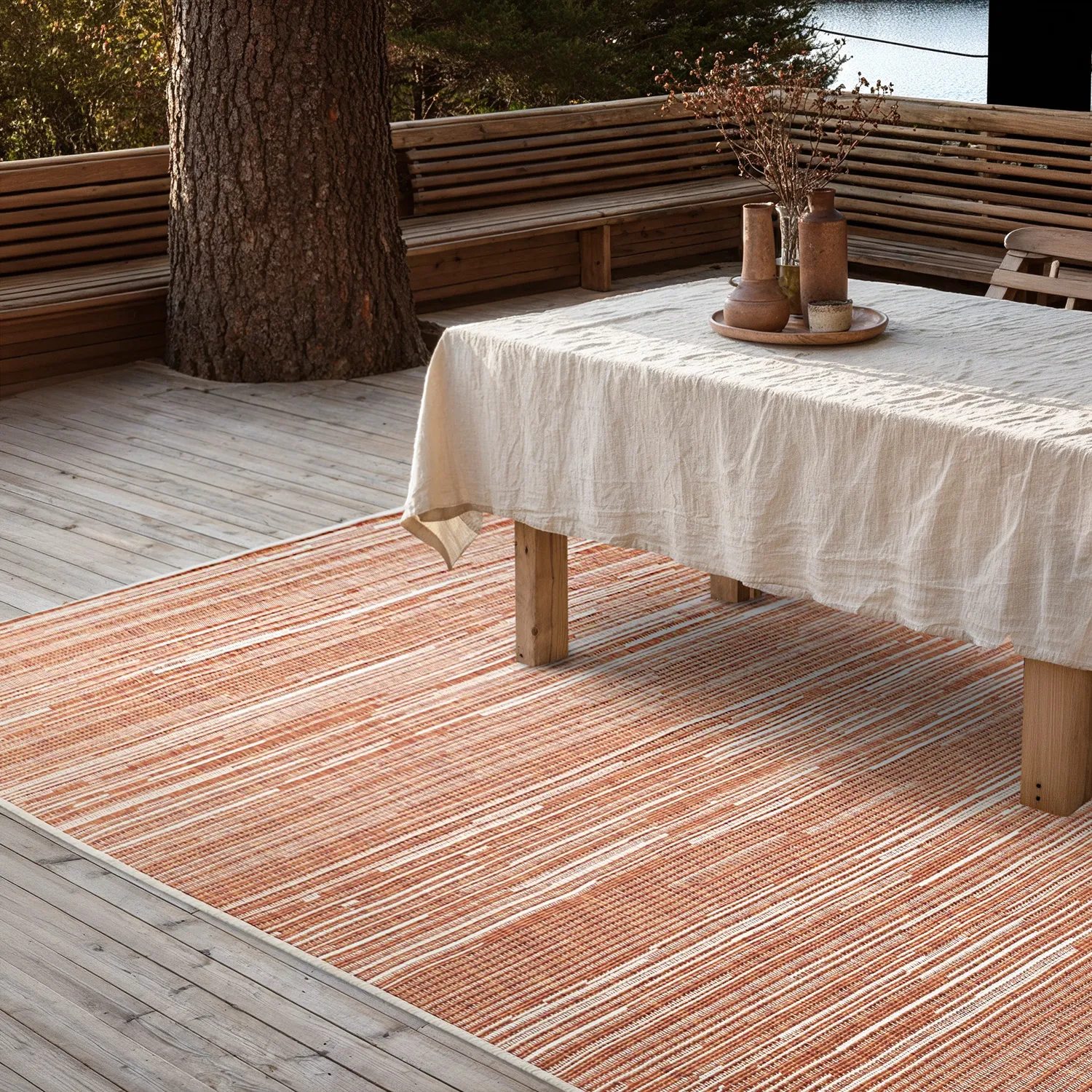 Alfombras de Interior/Exterior - utomhusmatta - Arcata (rojo)