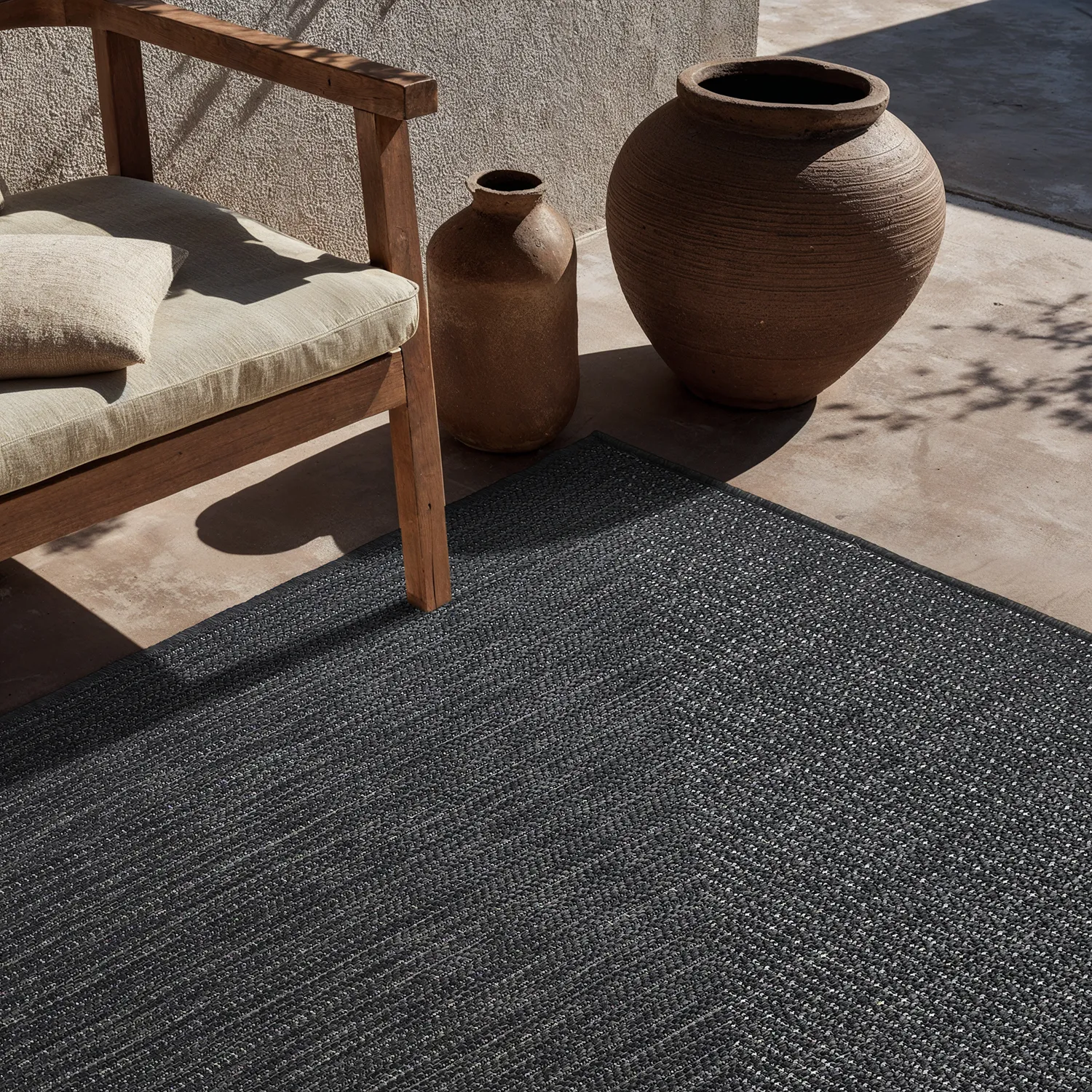 Alfombras de Interior/Exterior - utomhusmatta - Arlo (negro)