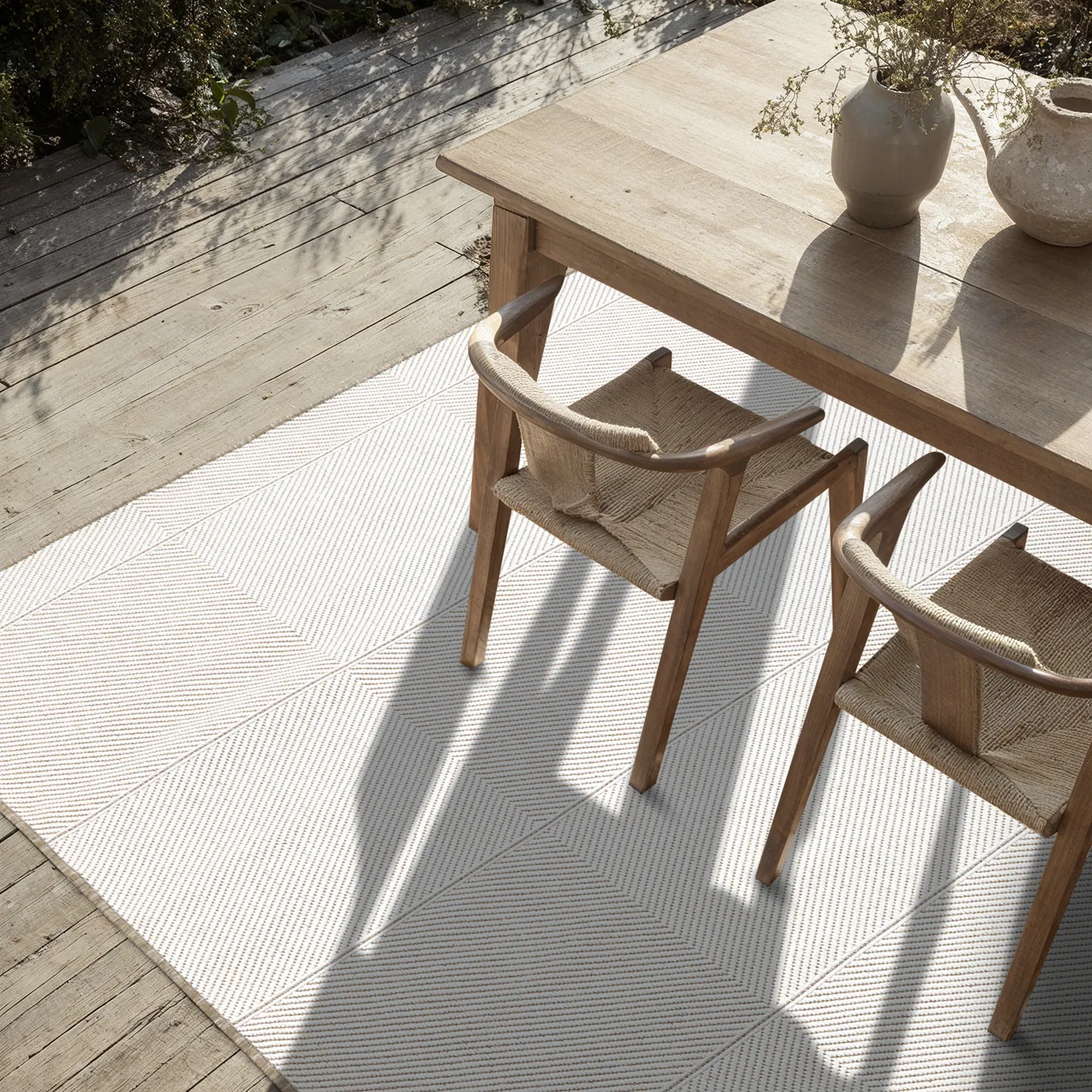 Alfombras de Interior/Exterior - utomhusmatta - Ava (beige)