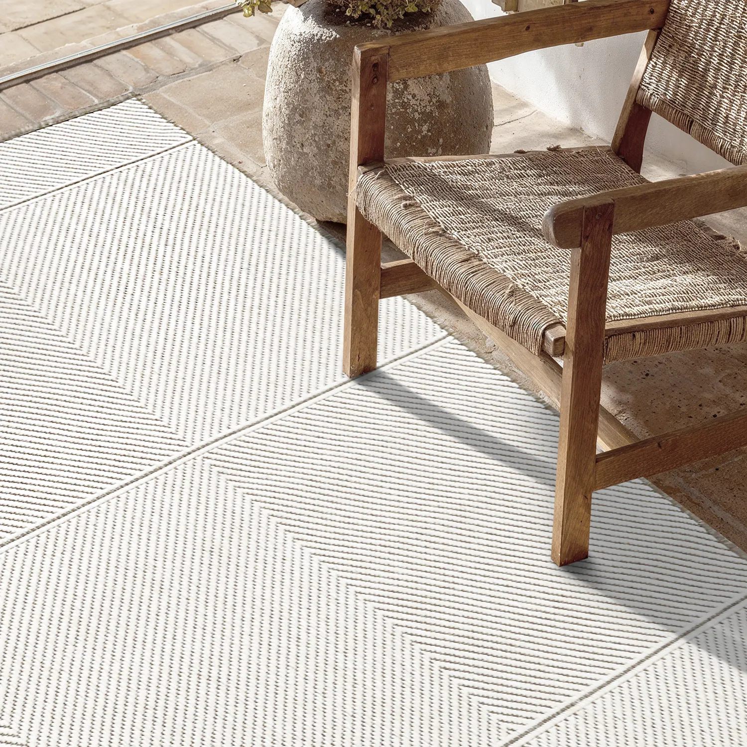 Alfombras de Interior/Exterior - utomhusmatta - Ava (beige)